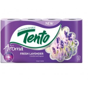 Tento Aroma toaletní papír Fresh Lavender, 2vrstvý 8 rolí