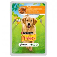 Friskies PES VitaFit kapsička s kuřetem a mrkví...