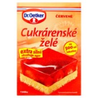 Dr. Oetker Cukrárenské želé červené 10g