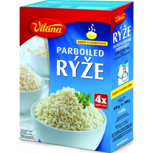 Vitana Parboiled rýže 4 x 100g