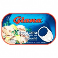 Giana Tresčí játra v oleji 115g