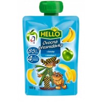 Hello Ovocná kapsička s banány 100g