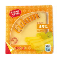 Česká cena Eidam sýr uzené plátky 100g
