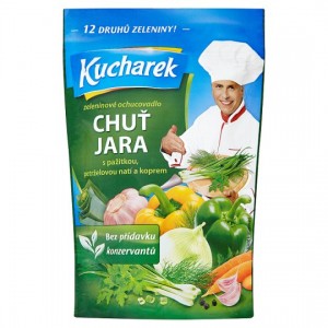 Kucharek Chuť jara zeleninové ochucovadlo s pažitkou, petrželovou natí a koprem 175g