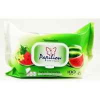 Papilion Vlhčené ubrousky  Meloun 100 ks
