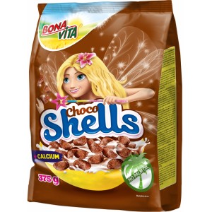 Bona Vita Choco shells obilné mušličky s kakaem 375g