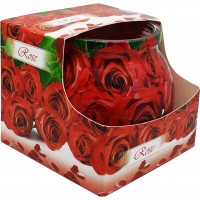 Svíčka ve skle MIRAL 80g ROSE