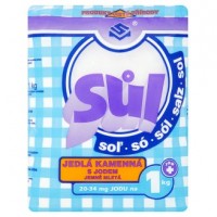 Solné Mlýny Sůl jedlá kamenná s jodem jemně ...