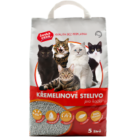 Česká cena Stelivo křemelinové pro kočky 5L