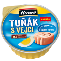Hamé paštika tuňák s vejci 125g