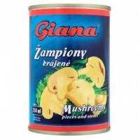Giana Žampiony krájené 290g