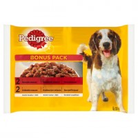Pedigree Bonus Pack Masité kousky v želé 4 x 10...