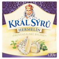 Král Sýrů Hermelín provensálské bylinky 120g
