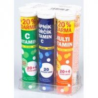 Maxi Vita Vitamíny šumivé tablety mix 20ks