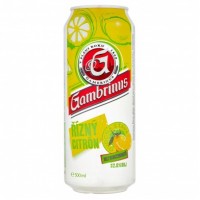 Gambrinus Řízný citrón, plech 0,5l