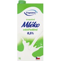Pragolaktos Mléko trvanlivé odstředěné 0,5% 1...