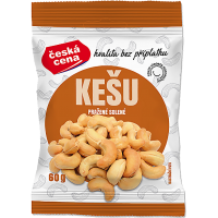 Česká cena Kešu pražené solené 60g