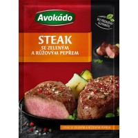 Avokádo Steak se zeleným a růžovým pepřem 20...