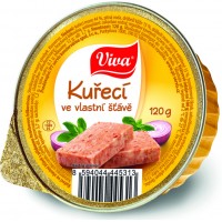 Viva kuřecí maso ve vlastní šťávě 120g