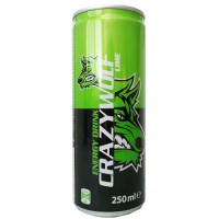 Crazy Wolf Energetický nápoj lime taste 250 ml
