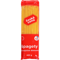 Česká Cena Špagety Bezvaječné 400g