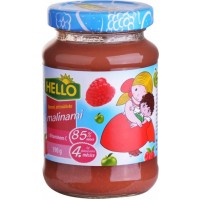 Hello Ovocná přesnídávka s malinami 190g
