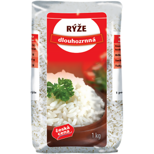 Česká Cena Rýže dlouhozrnná loupaná 1kg