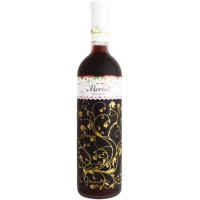 Glamour merlot víno červené polosladké 0,75L