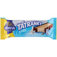 Opavia Tatranky Obvodově máčená tmavou polevou...