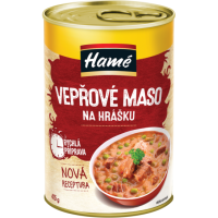 Hamé vepřové maso na hrášku 415g