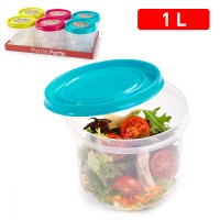 Plastic Forte Plastová dóza kulatá 1 L