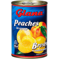 Giana kompot Broskve v mírně sladkém nálevu 41...