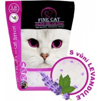 Fine Cat silicagel catlitter stelivo levandule 3,8...