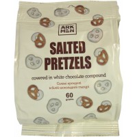 Arkmen slané preclíky v bílé polevě 60g