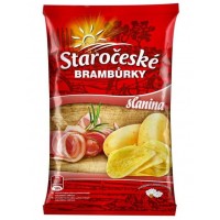 Golden Snack Staročeské brambůrky slanina 220g