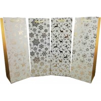 Vánoční dárková taška na víno 1ks