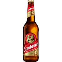 Gambrinus Plná 12, světlý ležák, sklo 0,5l