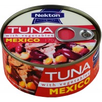 Tuňák kousky se zeleninou MEXICO 170g