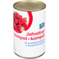 ARO Kompot jahodový ve sladkém nálevu 410g
