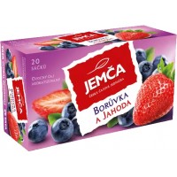 Jemča Ovocný čaj borůvka a jahoda (20 sáčků...
