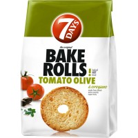7 Days Bake Rolls Chlebové chipsy s příchutí r...