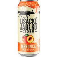 Lišácké jablko cider meruňka 0,5l