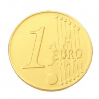 čokoládové mince 1ks