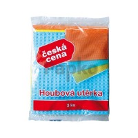 Česká cena houbová utěrka 3ks