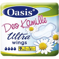 Oasis vložky ultra wings Deo Kamille 9ks