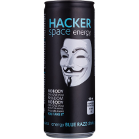 Hacker energetický nápoj blue razz 0,25L