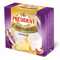 Président Camembert sýr s česnekem 90 g