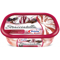 Prima Mražený krém stracciatella a topping čer...