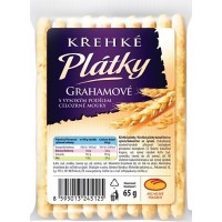 Křehké plátky grahamové 65g