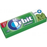 Wrigley's Orbit Spearmint bez cukru 10 dražé 14g